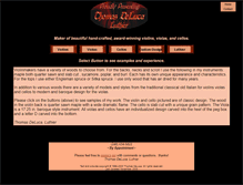 Tablet Screenshot of deluca-violins.com